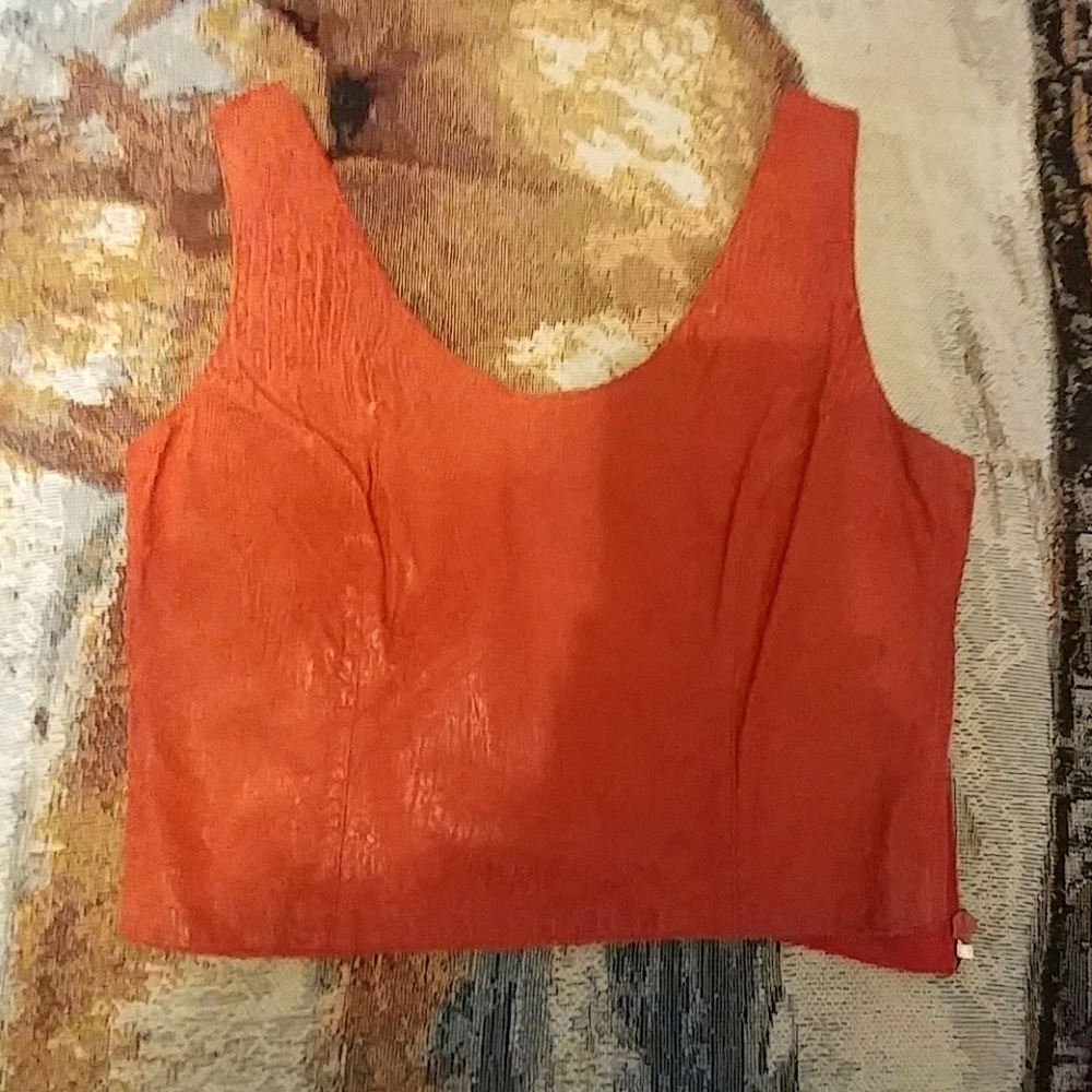 Leather top